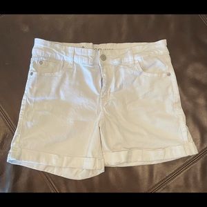 Celebrity pink white shorts. Size 9.